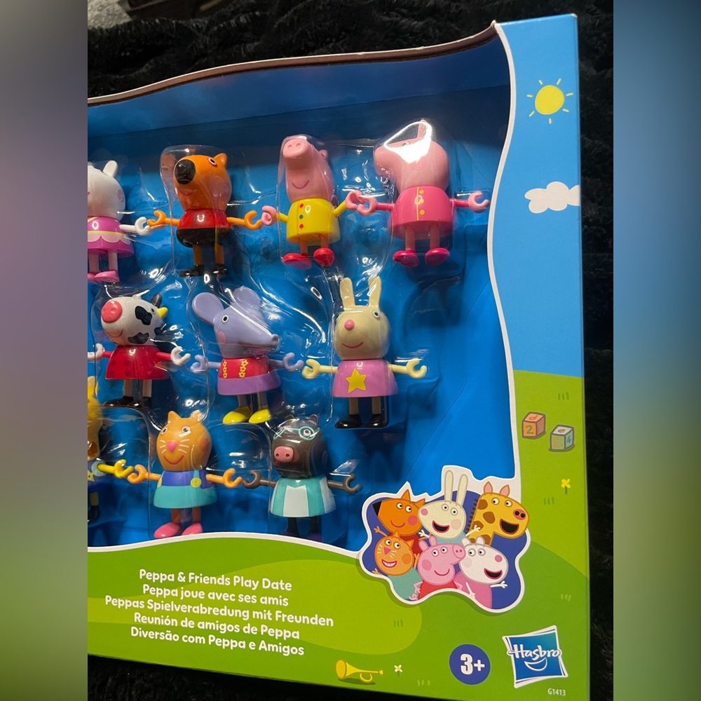 Hasbro Peppa Pig & Friends Play date 10 figurines NEW IN PACKAGE! - Picture 4 of 10